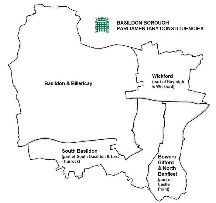 Basildon Borough Parliamentary Constituencies